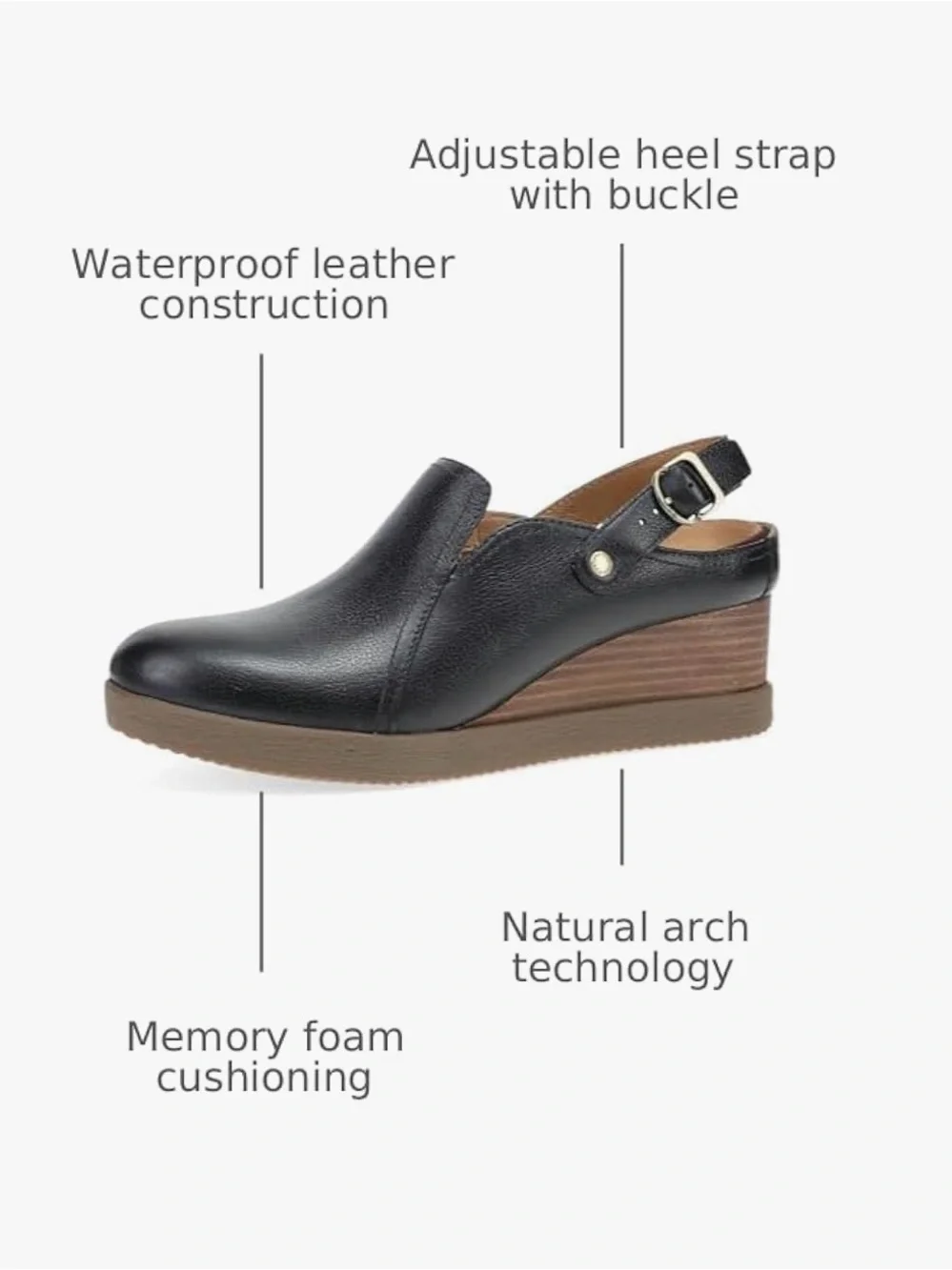 Dansko Sheridan Wedge Mule - Picture 2 of 16